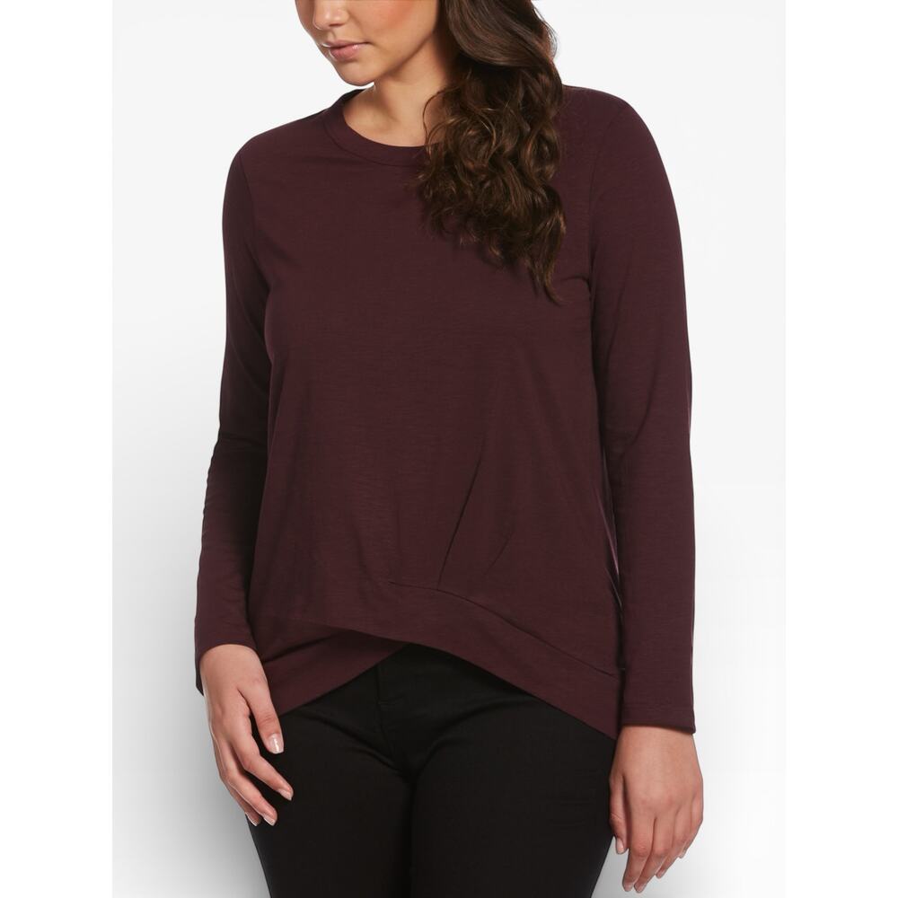 NWT Rafaella Petite Twist Front Top MP